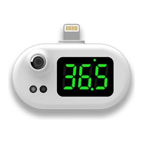 Thermomètre infrarouge sans contact USB pour smartphone iPhone, facile à utiliser (1/5)