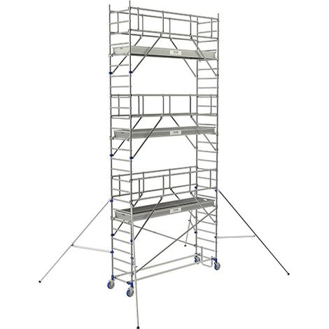 Rollgerüst 3 Plattformen - Max. Arbeitshöhe 7.85m - 26403860