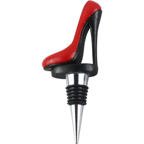 Bouchon Pour Bouteille De Vin - Bouchon En Liège En Forme De Chaussure À Talons Hauts - Pour Vin Et Champagne - 1 Pièce (1/5)