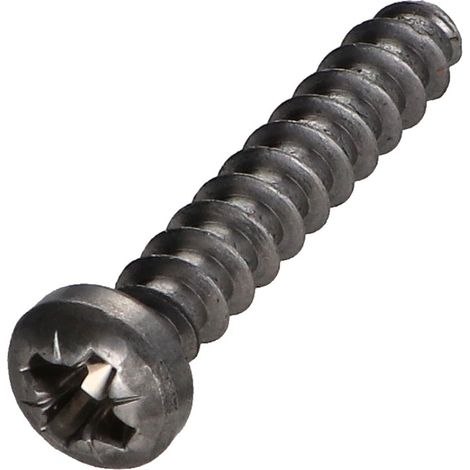 Vis Euro Tête cylindrique bombée TCB Pozi 6X35 Diamètre de tête: 10 Acier brut-1 pièce (1/2)