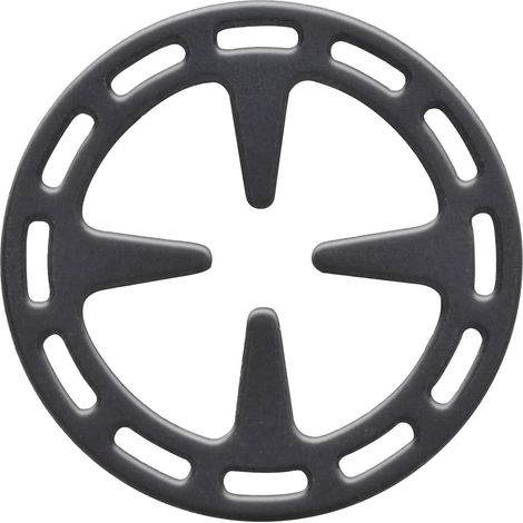 Régulateur de gaz à anneau, 12 cm (4,75 po), en fonte, rond, noir (1/5)
