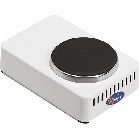 Fornello ad 1 Piastra Elettrica Colore Bianco 450W made in italy parker 5310p