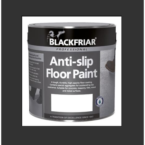 Blackfriar Anti-Slip Floor Paint - Tough and Durable - Black - 1 Litre