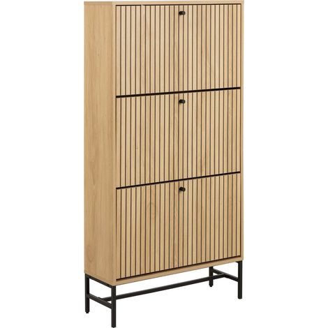 Estante para zapatos Norsica Levala 107 , 72x140x25cm, Aglomerado laminado