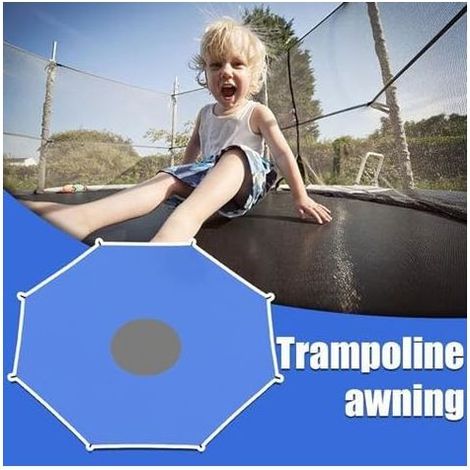 Couverture D'Ombrage De Trampoline, 6ft,8ft,10ft,12ft,14ft,16ft Toit Pare Soleil pour Trampoline Housse, BâChe Anti-UV Auvent Protection Solaire,14ft - 14ft