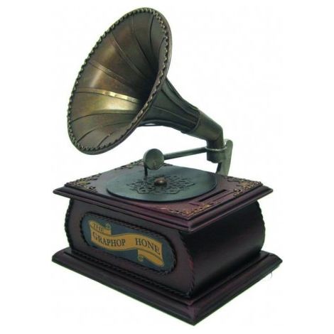 HUCHA GRAMOFONO DECORATIVO VINTAGE - EHLIS