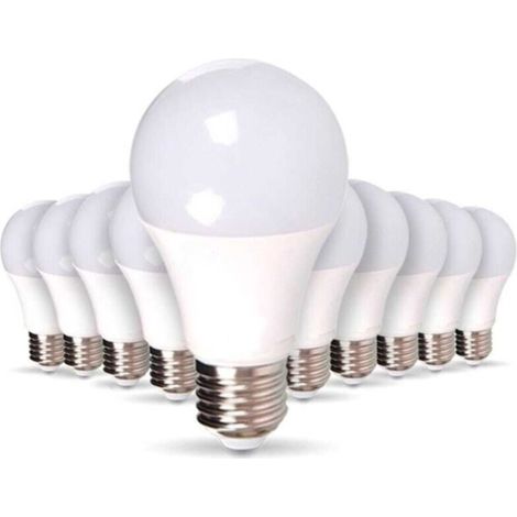 Lampadine LED E27 da 9W (equivalenti a 100W) Lampadina LED A60 E27 6500K, bianco freddo, 1540 lumen, angolo del fascio di 280 gradi, lampadina a risparmio energetico A60, lampadine LED non dimmerabili