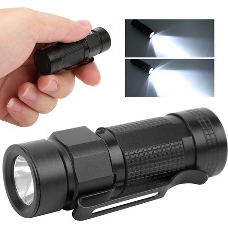 Mini-tragbare LED-USB-Taschenlampe im Taschenformat, wasserdicht, weißes Licht, ultrakompakt. (1/5)