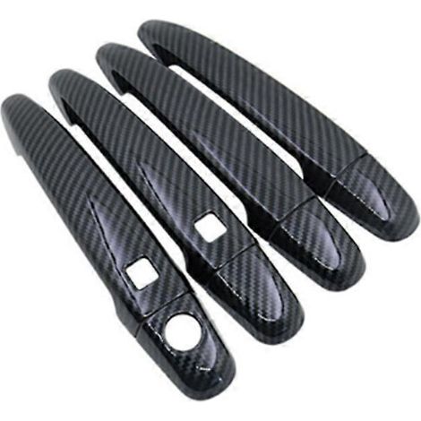 Passend für Lexus RX300, RX330, RX350, RX400 (04-09): Türgriffabdeckung in Carbonfaser-Optik, 1 Schlüsselloch, 2 Smart-Funktionen