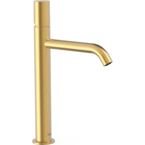GRIFO MONOMANDO ALTO PARA LAVABO CON VOLANTE (1/2)