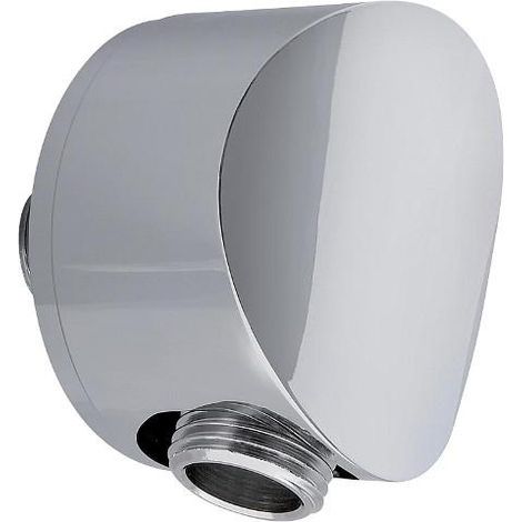 Wandanschlussbogen Hansgrohe Fixfit E DN15 1/2" chrom mit Rückflussverhinderer DVGW
