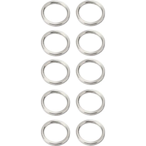 Ensemble de 10 pièces d'accessoires de quincaillerie en acier inoxydable, joints de diamètre extérieur de 15 mm, diamètre intérieur de 12 mm, numéro de modèle 3515-0015-0020. (1/5)