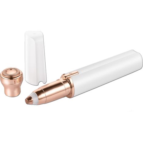 Cenocco Beauty CC-9095: recortador de cejas y afeitadora facial 2 en 1 blanco (1/5)