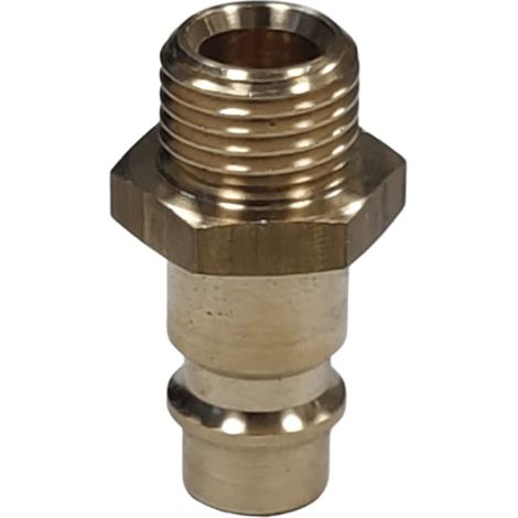 Druckluftkupplung, Druckluft Stecker 1/4 Zoll Aussengewinde