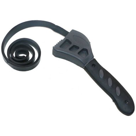 Clef à Sangle en Caoutchouc 500mm Clé à Sangle Desserrage Filtre Antidérapant Sangle Cle a Molette Anti-usure Réglable pour Décapsuleur Outils de Réparation de Voiture Filtre à Huile (1/4)
