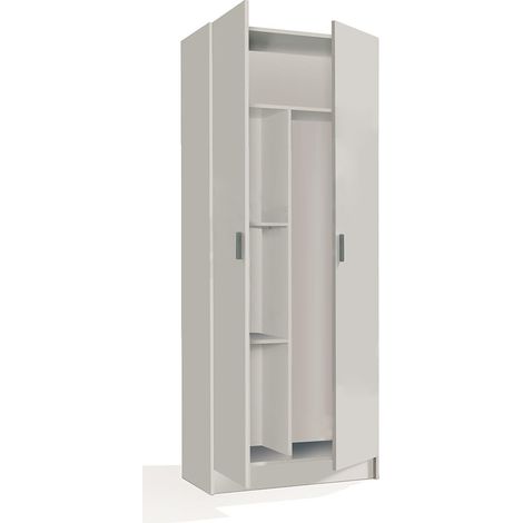 Armadio multiuso con portascope 2 ante h cm 180 x l cm 73 x p cm 37 (1/3)