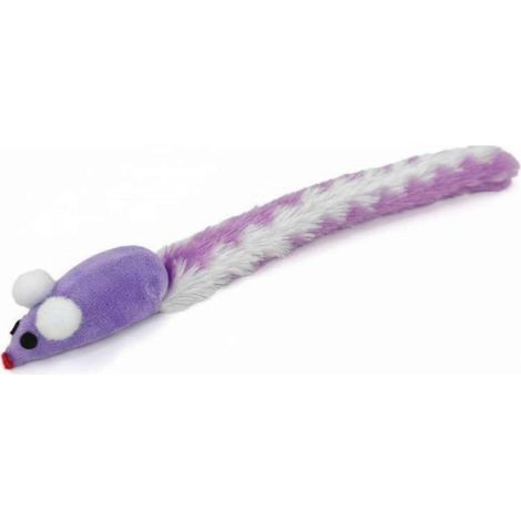 Souris interactive en peluche, jouet d'éveil léger pour chatons (1/5)