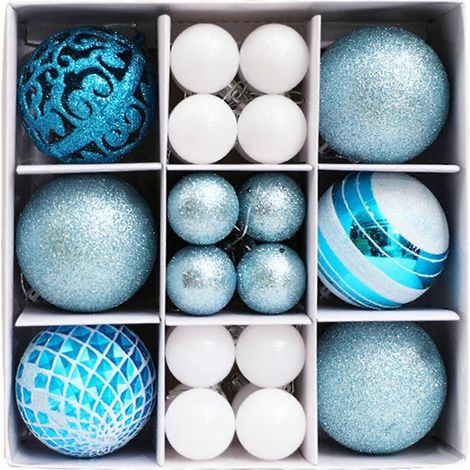 30 Stück Weihnachtskugel-Ornamente, Weihnachtsbaumschmuck für Veranda und Zuhause