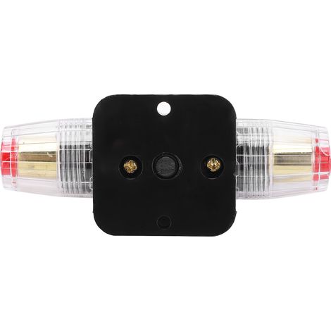 Schutzschalter, rotkupferfarben, Phenolharz-Kunststoff, rückstellbar, für Auto-Audiosysteme, 60 A (1/5)