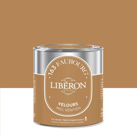 LIBERON Peinture miel vénitien multisupport 163 faubourg LIBÉRON velours 0.5 l