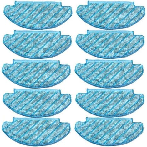 [NEUWERTIG]Packung mit 10 Wischpads für Ecovacs Deebot Ozmo T8 AIVI T8 Max und T8 Serie/ N8 Pro Saugroboter (1/4)