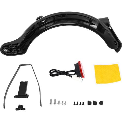 Garde-boue Arrière, Garde-boue Arrière de Scooter électrique Garde-boue Arrière Accessoire de Remplacement de Scooter Support de Garde-boue Arrière pour Xiaomi M365/1S/PRO/PRO2, PC + ABS + Alliage D'a (1/5)