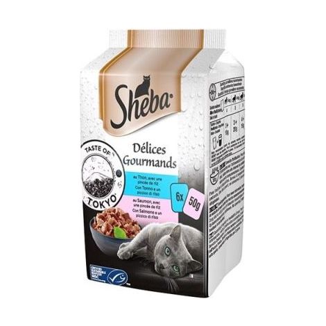 Sheba Gatto Delice Gourmands 6 x 50gr Taste of Tokyo