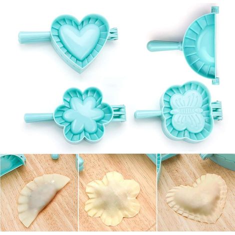 Molde Para Empanadas - Molde Para Dumplings - Diseño De Mariposa Flor Corazón Y Semicírculo - 4 Unidades (1/5)