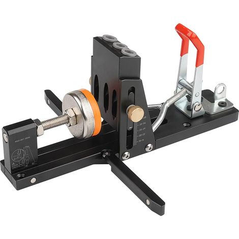 Localizzatore di fori per legno da 9 mm, posizionatore per trapano, punzone di localizzazione per trapano, guida per trapano per falegnameria