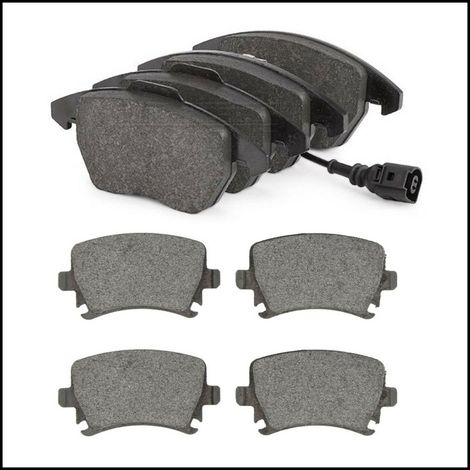 Kit 8 pastiglie freni anteriori posteriori volkswagen touran 2003 art1111 (1/4)