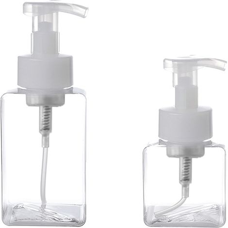 Dispensador de jabón líquido y jabón de color dorado para montaje en pared, apto para cocinas y baños. (1/3)