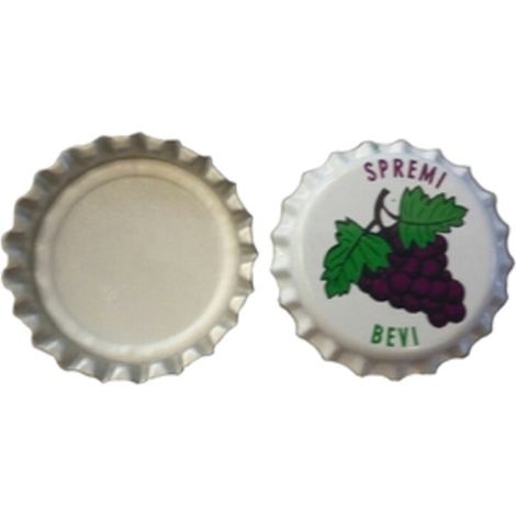 TAPPO CORONA UVA C/VIPLA D 26 MM CF 100 PZ