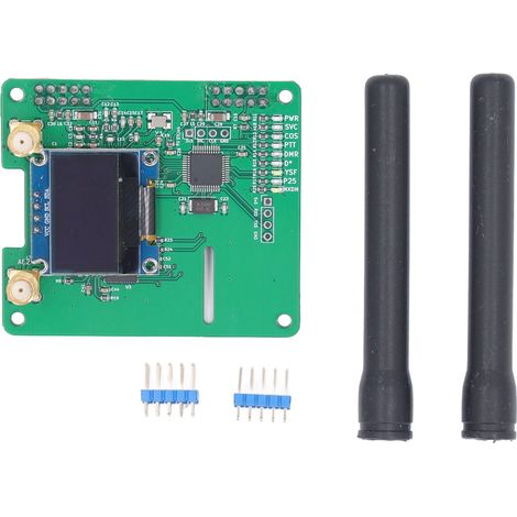 Module de point d'accès Duplex MMDVM, panneau à double chapeau, antenne UHF VHF avec LED organique de 0,96 pouces pour DMR YSF NXDN SLOT1 SLOT2 (1/5)