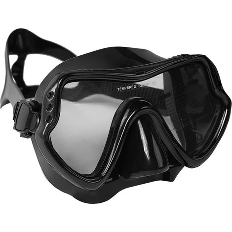 Ensemble de plongée sous-marine et avec tuba, masque de plongée panoramique antibuée, lunettes de plongée étanches pour hommes et femmes (1/5)
