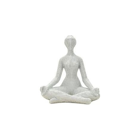 YOGA WOMAN SILVER CM 20,5X15,5X23 (1/5)