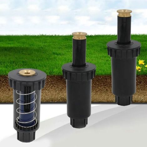 Buse d'arrosage réglable en ABS de haute qualité (360 degrés) - Arroseur de jardin réglable - Tête d'arrosage en plastique pour pelouse (1/3)