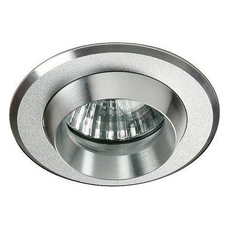 Spot encastré rond satiné alu MR16 12V 50W Candellux