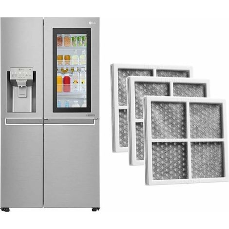 3er-Pack – LG Pure n Fresh Ersatz-Kühlschrank-Luftfilter, Kühlschrank-Luftfilter, Gefrierschrank-Luftfilter, kompatibel mit LG LT120F, LFX31925SW, LFX31925SB (1/5)