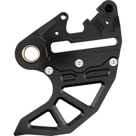 Garde de disque de frein arrière, aluminium durable, support de étrier intégré, noir (1/2)