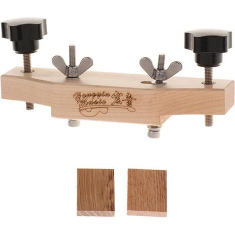 Pince Chevalet Guitare - Bois Érable Et Acier Inoxydable - Pour Réparation Et Installation Chevalet Guitare Acoustique - 1 Pièce (1/3)