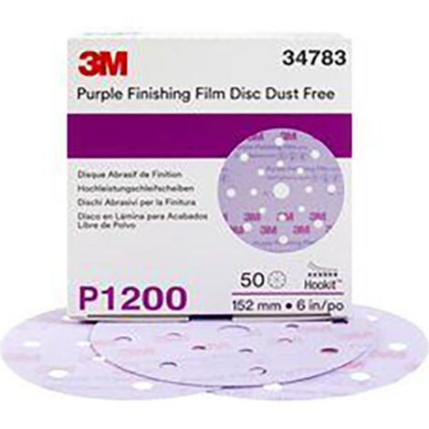 3M 34783 DISCHI ABRASIVI 260L+ PURPLE P1200 PEZZI 50