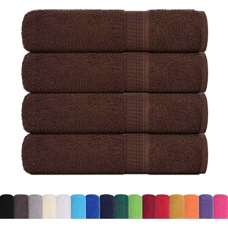 Essuie-mains FROGN 4 pcs marron 50x100 cm 360 g/m² (1/5)