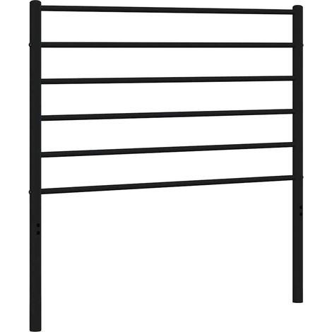 Maison Exclusive - Ersatz-Kopfteil Metall Schwarz 100 cm