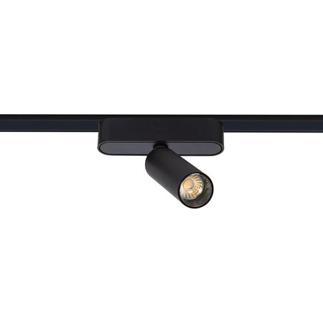 Foco Carril LED Magnético 25mm SuperSlim 7W 48V Negro 4000K Blanco Neutro (1/5)