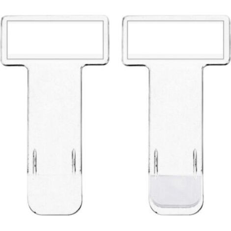 XEPHO 5 Pièces Pince à Ticket de Stationnement Voiture Autocollant Pare-Brise Porte-Billet Carte Support Facture Organisateur Accessoires D'Intérieur Automobile