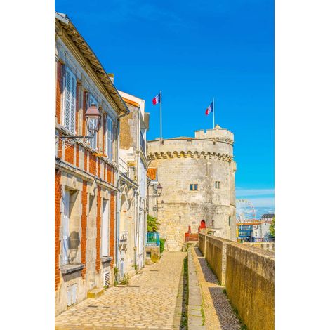 Tableau sur toile La Rochelle Ville 30x45 cm - Impression sur Toile Murale Décorative - Image imprimée en HD sur Toile - Toile sur Châssis en Bois FSC - Fabriqué en France (1/5)