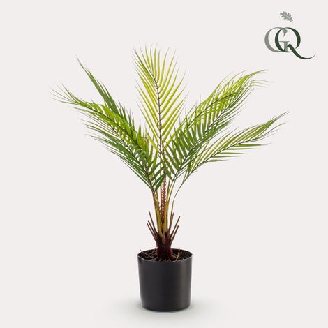 Palmier Artificiel Chamaedorea Elegans Plante de Montagne Décoration Intérieure Vert 50 cm - PANGIVO (1/5)