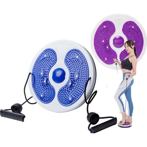1 Disque de torsion,Plastique ABS,Cadre silicone antidérapant,Cordes élastiques,Massage pieds,Entraînement maison (1/5)