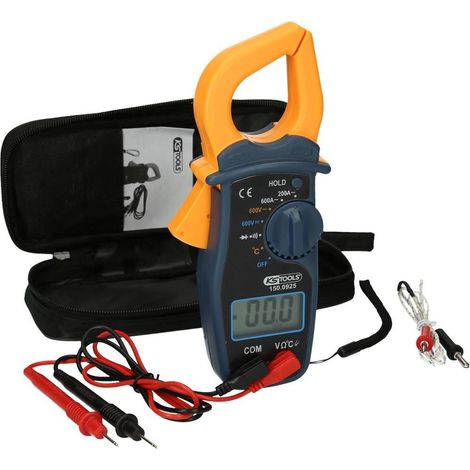 KS Tools Pinza amperimétrica Digital 600V 150.0925