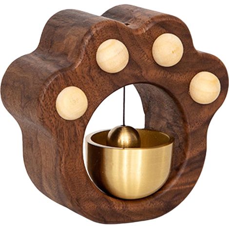 Clochette Magnétique Mini Laiton Son Clair Fixation Magnétique Forte Pour Porte Ou Réfrigérateur 4 Pièces (1/5)